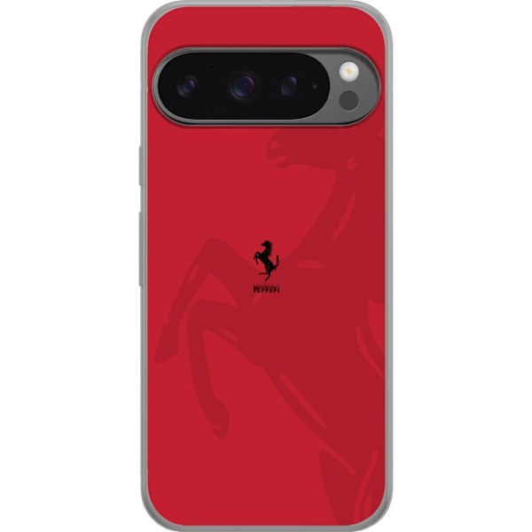 Google Pixel 9 Pro XL Läpinäkyvä kuori Ferrari