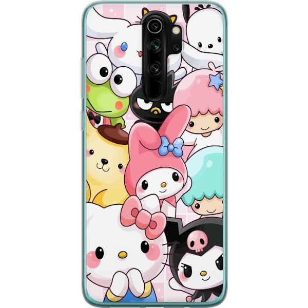 Xiaomi Redmi Note 8 Pro  Gennemsigtig cover Kawaii Sanrio Crew