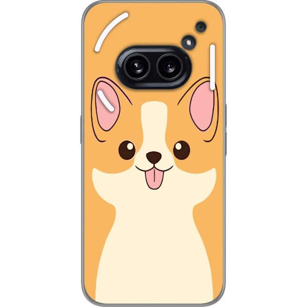 Nothing Phone (2a) Läpinäkyvä kuori Corgi