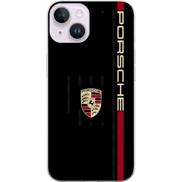 Apple iPhone 15 Plus Gennemsigtig cover Porsche