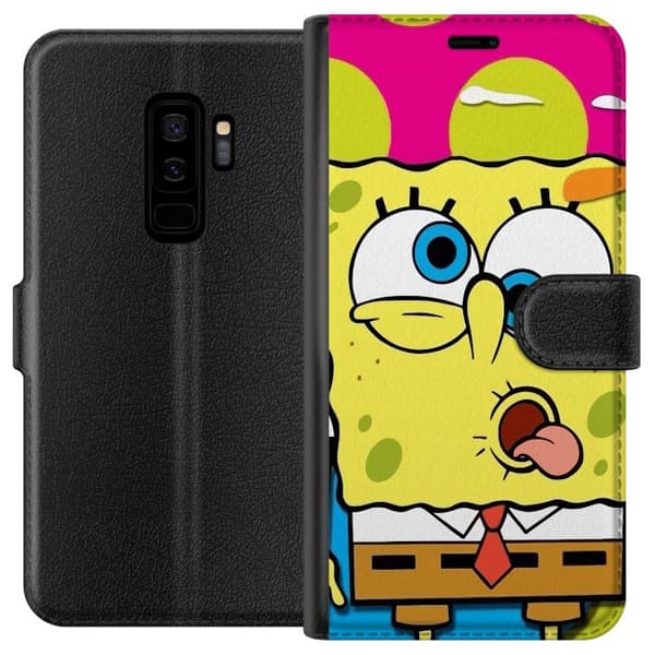 Kompatibelt Lommeboketui til Samsung Galaxy S9+ SpongeBob SquarePants