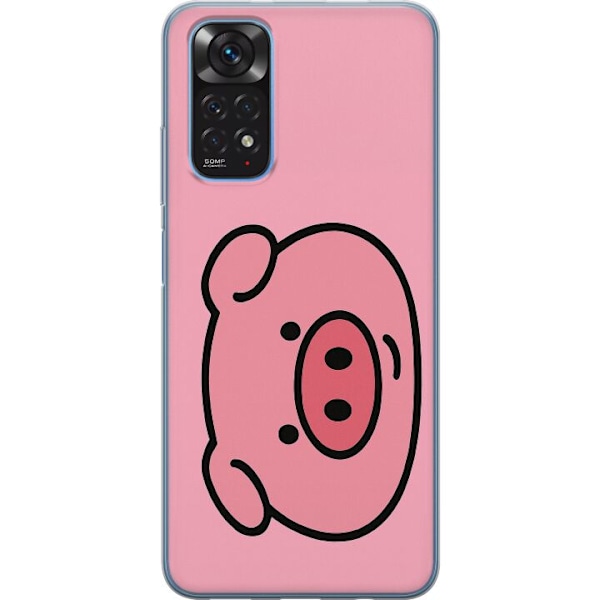 Xiaomi Redmi Note 11S Läpinäkyvä kuori Kawaii Piggy