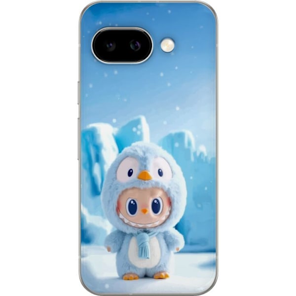 Google Pixel 9a Läpinäkyvä kuori musta ritari fortnite