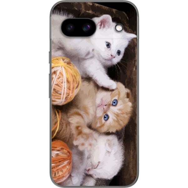 Google Pixel 8a Gjennomsiktig deksel Katter