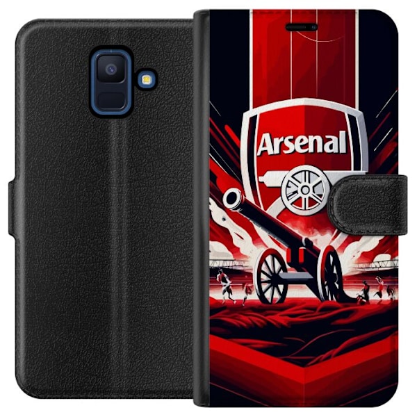 Samsung Galaxy A6 (2018) Lommeboketui Arsenal