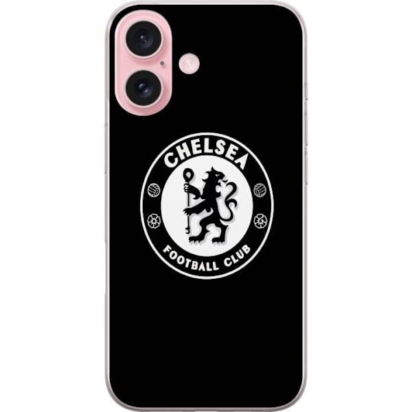 Apple iPhone 16 Gennemsigtig cover FC Chelsea