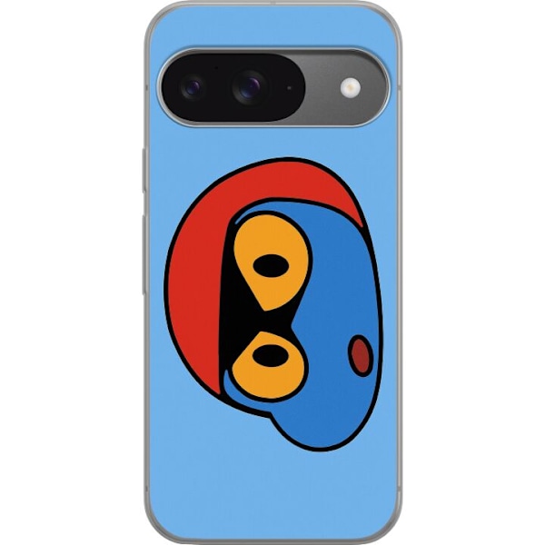 Google Pixel 9 Gennemsigtig cover Bold Bot Head