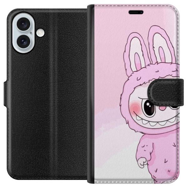 Apple iPhone 16 Plus Plånboksfodral Labubu Bunny Series