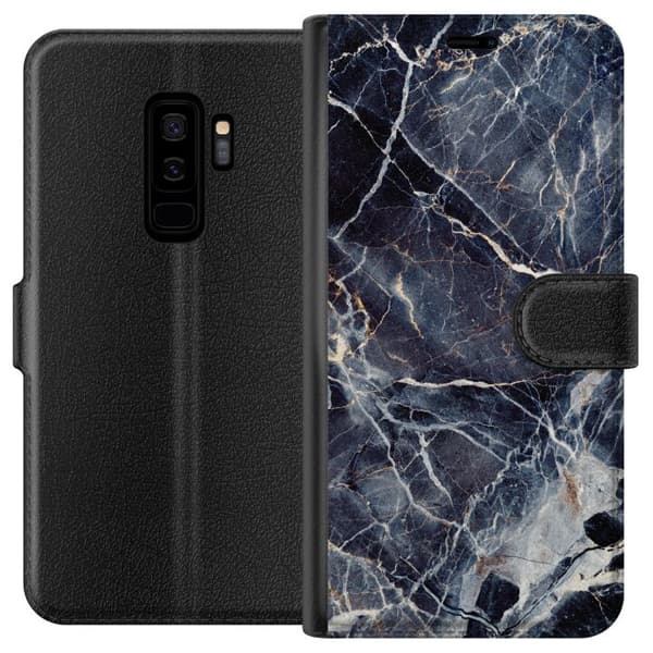 Kompatibel Tegnebogsetui til Samsung Galaxy S9+ Marmoreret