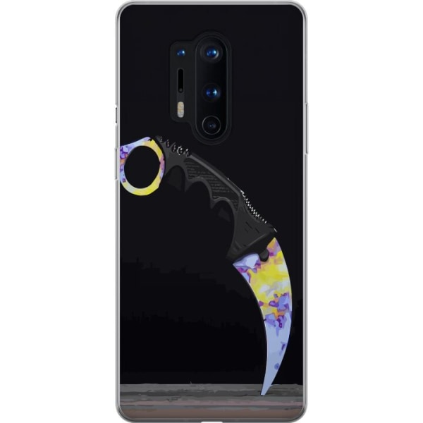 OnePlus 8 Pro Gennemsigtig cover Karambit / Butterfly / M9 Bay