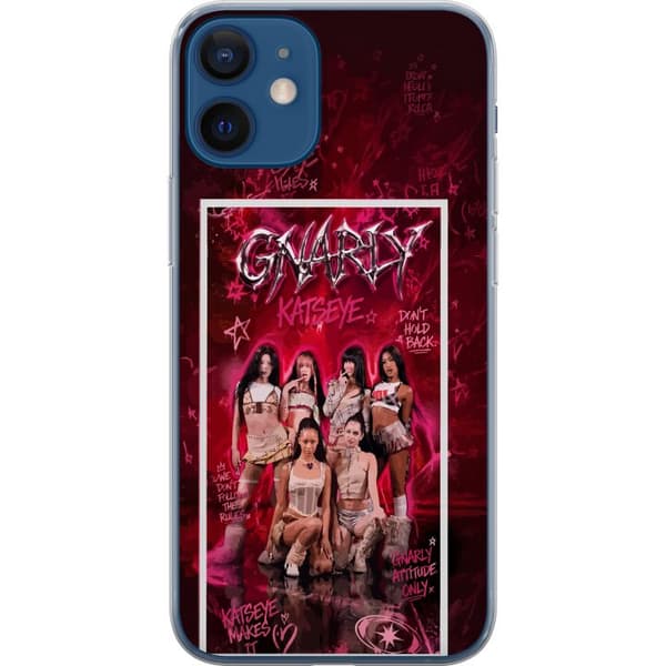 Kompatibelt Mobilskal till Apple iPhone 12 KATSEYE rosa