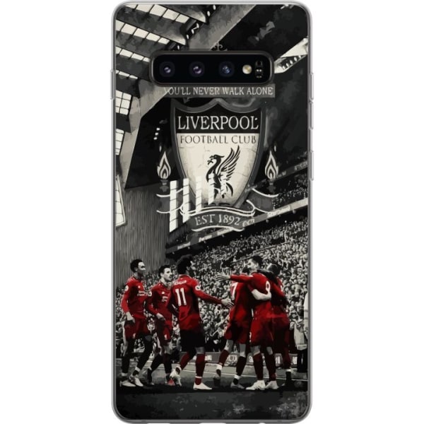 Samsung Galaxy S10 Läpinäkyvä kuori Liverpool