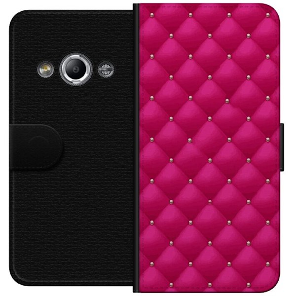 Samsung Galaxy Xcover 3 Plånboksfodral Lyxigt Rosa