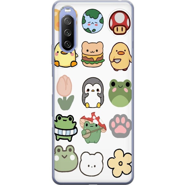 Sony Xperia 10 III Gennemsigtig cover Kawaii Friends