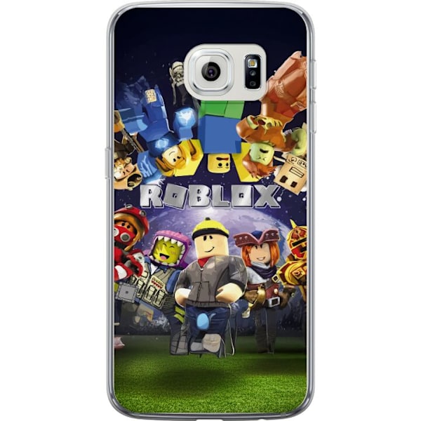 Samsung Galaxy S6 edge Genomskinligt Skal Roblox Värld – Gamingäventyr för Barn & Ungdomar