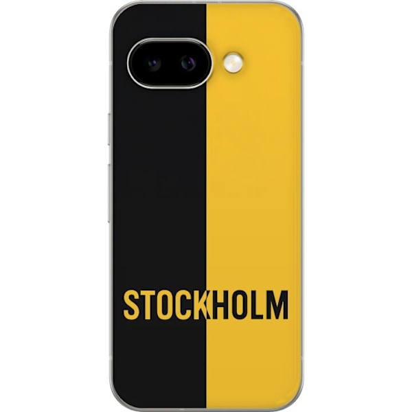 Google Pixel 9a Läpinäkyvä kuori Stockholm – jalkapallo