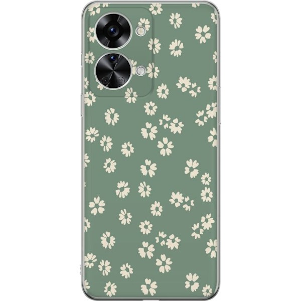 OnePlus Nord 2T Genomskinligt Skal Blomsterdröm – färgglatt blommönster