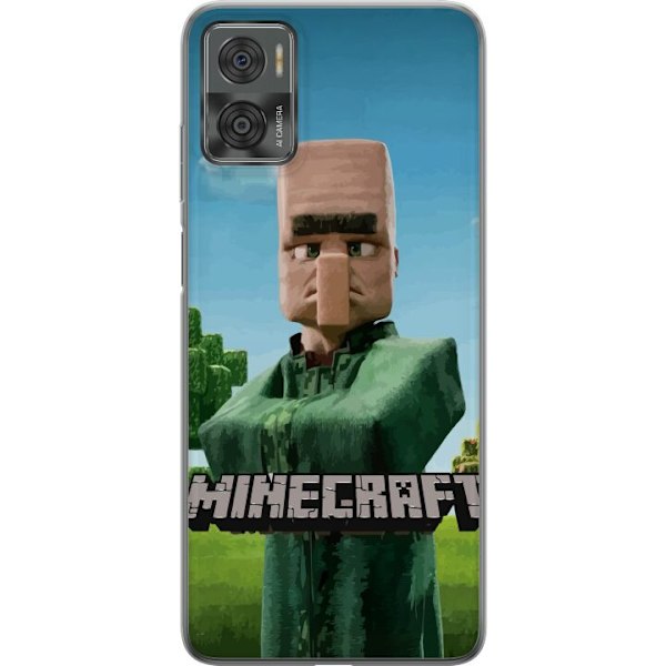 Motorola Moto E22i Gennemsigtig cover A Minecraft Movie