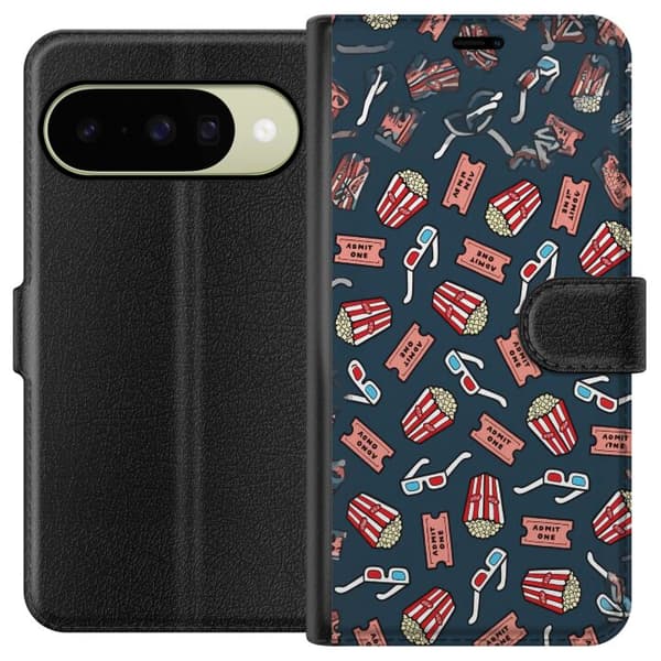 Kompatibel Tegnebogsetui til Google Pixel 11 Biokväll blå