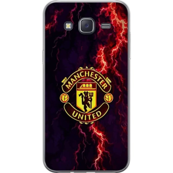 Samsung Galaxy J5 Läpinäkyvä kuori Manchester United