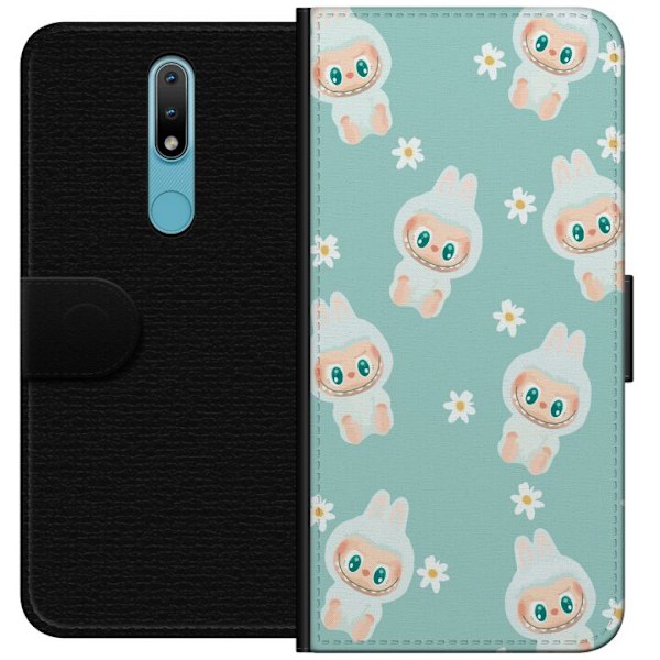 Nokia 2.4 Lommeboketui Labubu Candy Vibes