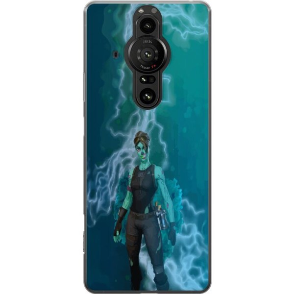 Sony Xperia Pro-I Gennemsigtig cover Fortnite - Ghoul Trooper