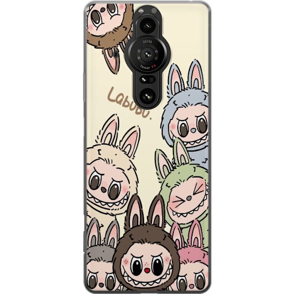 Sony Xperia Pro-I Läpinäkyvä kuori Labubu Pastel Collection