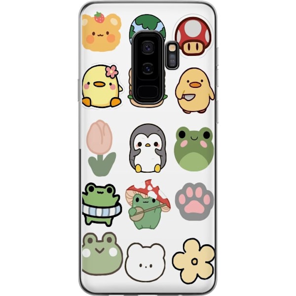 Samsung Galaxy S9+ Läpinäkyvä kuori Kawaii Friends
