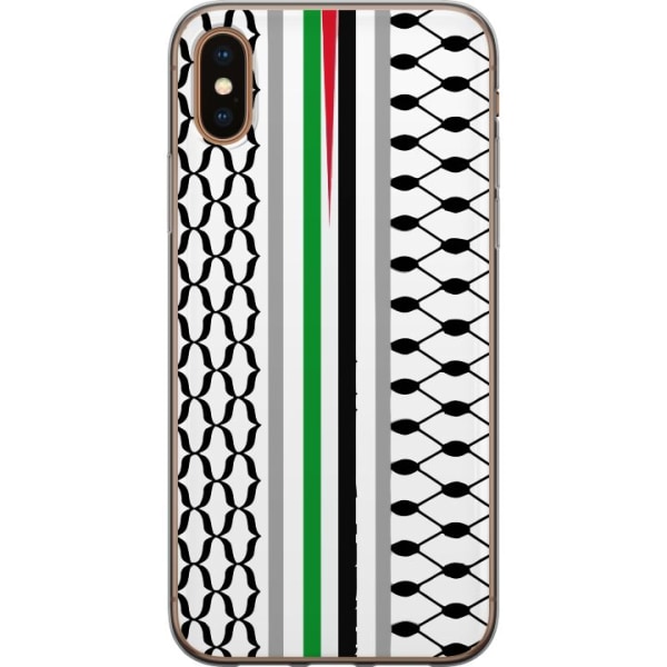 Apple iPhone X Genomskinligt Skal Keffiyeh, Palestina