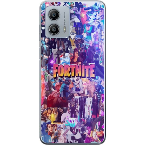 Motorola Moto G53 Läpinäkyvä kuori Fortnite