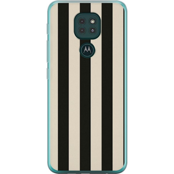 Motorola Moto G9 Play Genomskinligt Skal Line Flow