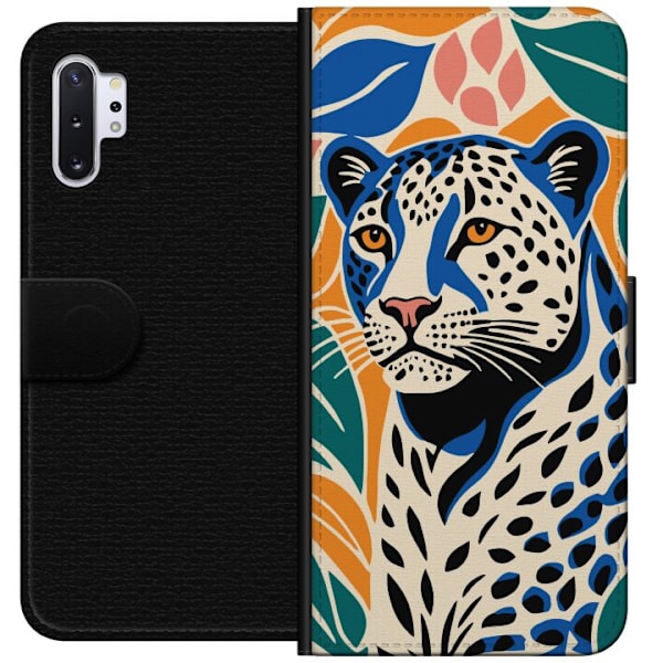 Samsung Galaxy Note10+ Tegnebogsetui Majestætiske Leopard