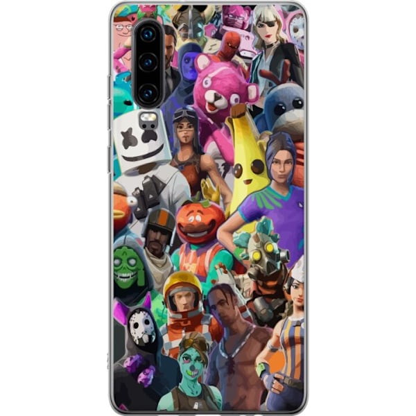 Huawei P30 Gjennomsiktig deksel Fortnite