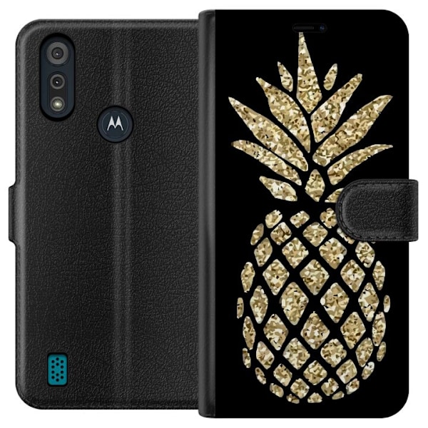 Motorola Moto E6i Lommeboketui Ananas