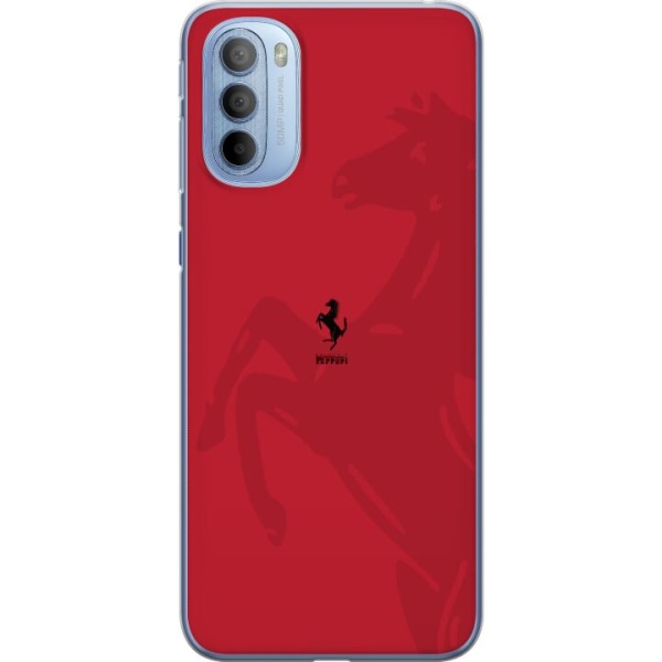 Motorola Moto G31 Gennemsigtig cover Ferrari