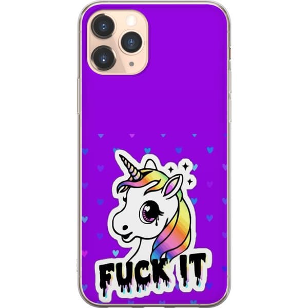 Kompatibelt Mobilskal till Apple iPhone 11 Pro Enhörning Text