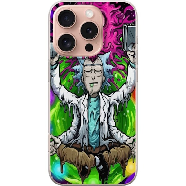 Apple iPhone 16 Pro Gennemsigtig cover Rick og Morty