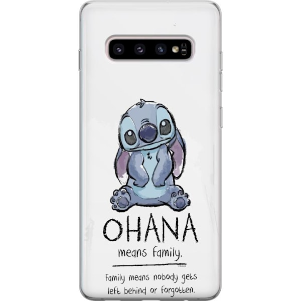 Samsung Galaxy S10+ Genomskinligt Skal Stitch Ohana