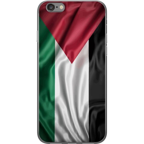 Apple iPhone 6s Gjennomsiktig deksel Palestinaflagget – ikon