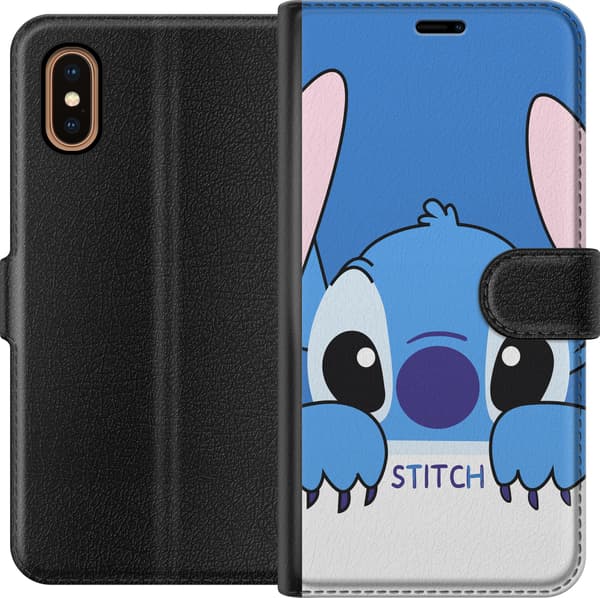 Kompatibelt Lommeboketui til Apple iPhone XS Max Stitch