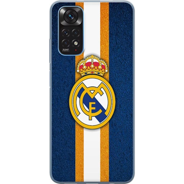 Xiaomi Redmi Note 11S Läpinäkyvä kuori Real Madrid CF