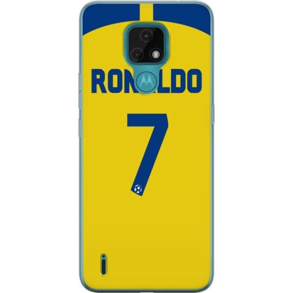 Motorola Moto E7 Genomskinligt Skal Ronaldo