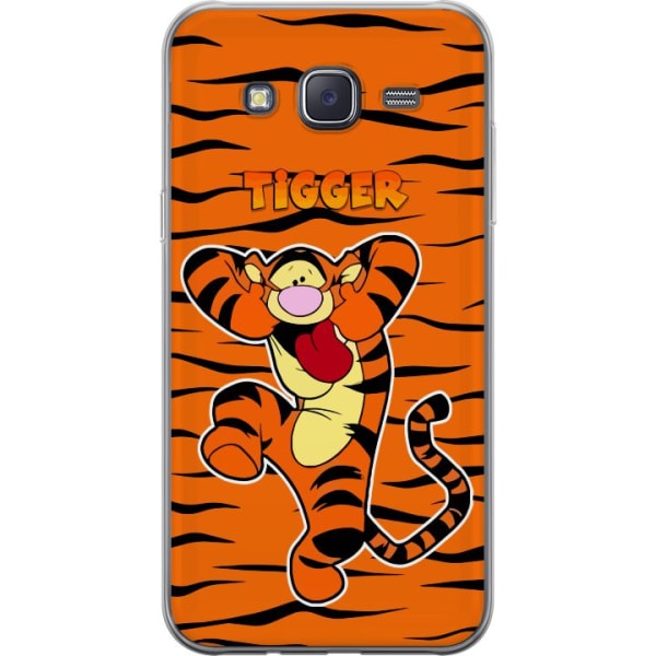 Samsung Galaxy J5 Gennemsigtig cover Tiger