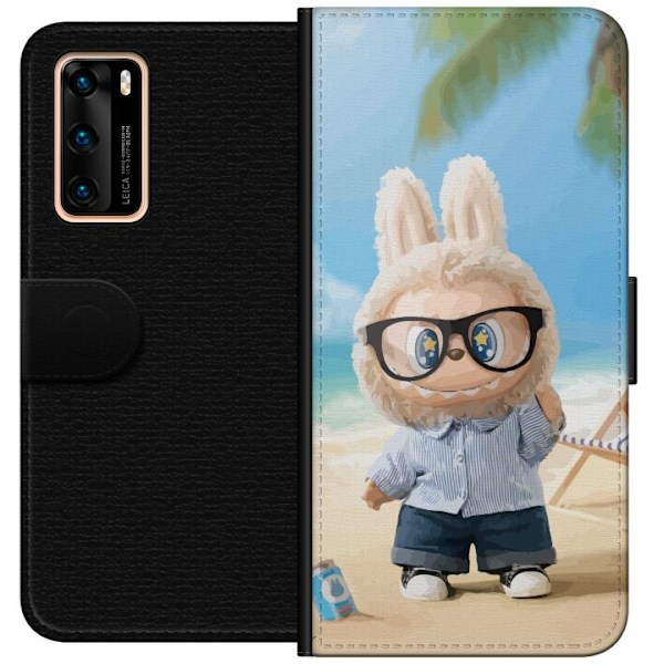 Huawei P40 Tegnebogsetui Labubu Mørke Drømme