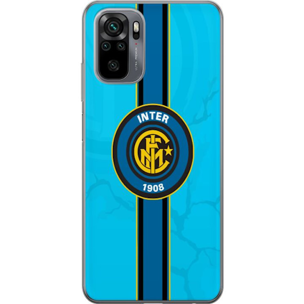 Xiaomi Redmi Note 10 Gjennomsiktig deksel Inter Milan