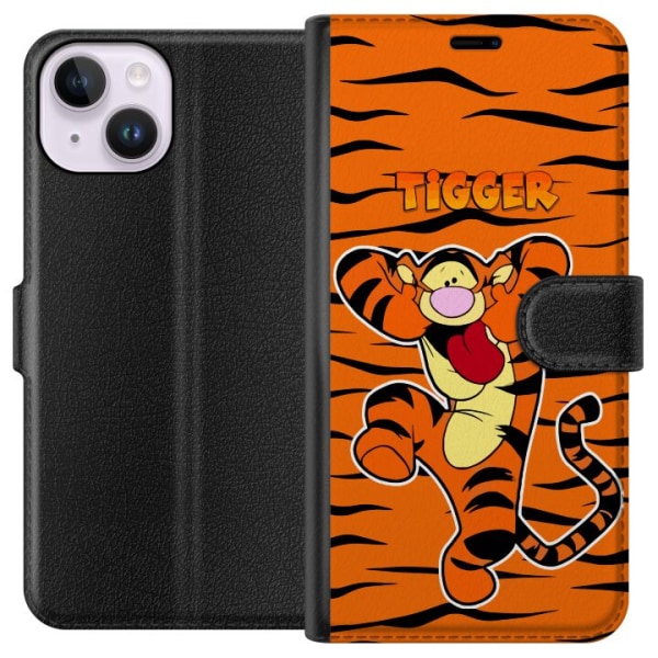 Apple iPhone 14 Lompakkokotelo Tiger