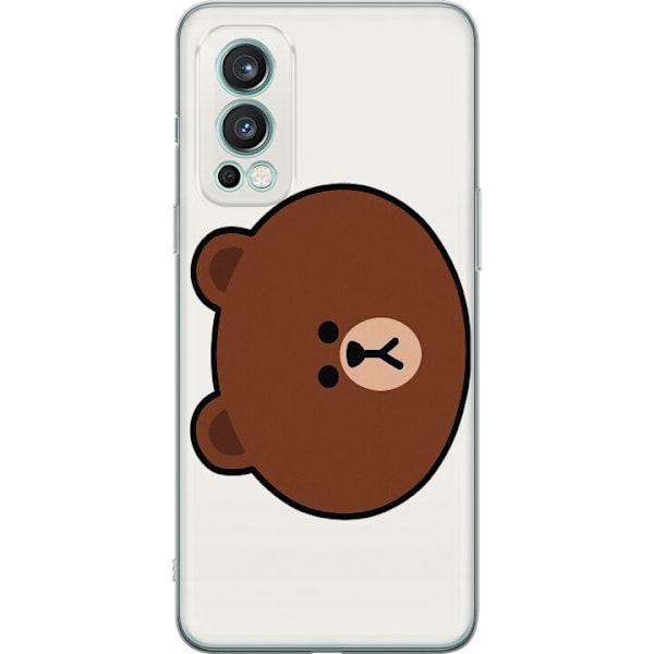 OnePlus Nord 2 5G Läpinäkyvä kuori Pyhkeä Karhu