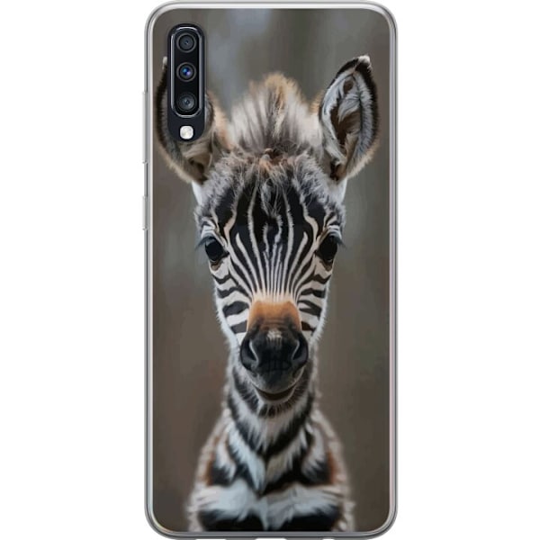 Samsung Galaxy A70 Gjennomsiktig deksel Giraff Dyremotiv Afrika Natur Grafisk Motiv Savanne Vilt Dyr Populær Veggmaleri Eksotisk Tema