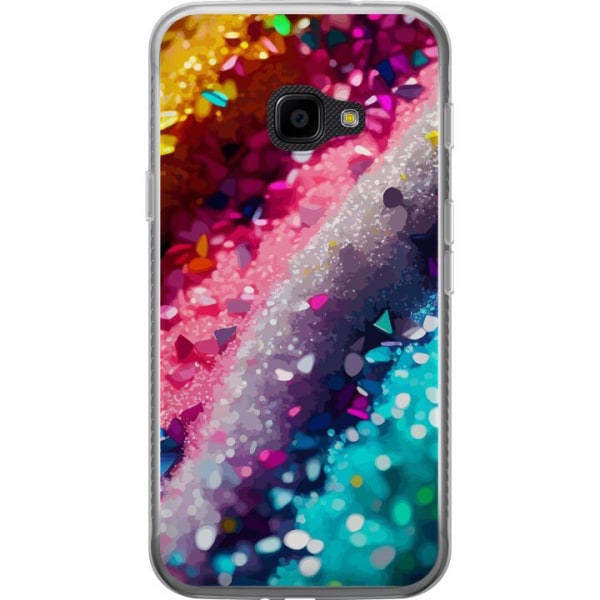 Samsung Galaxy Xcover 4 Genomskinligt Skal Glitter
