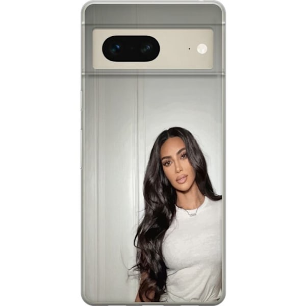 Google Pixel 7 Läpinäkyvä kuori Kim Kardashian – Iconic Style Collection